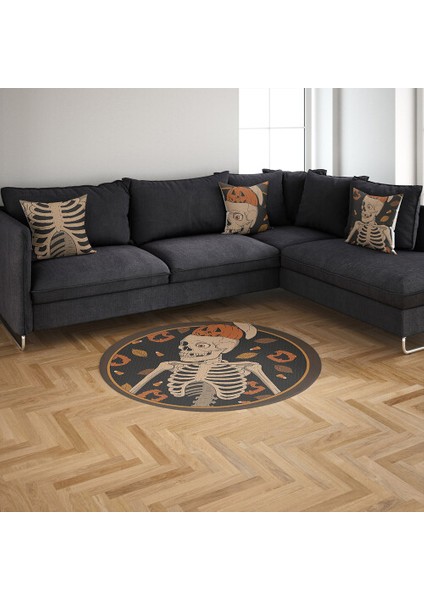 Dekoratif Pamuklu Dokuma Taban Modern Yıkanabilir Leke Tutmaz Ince Makine Dokuması Halı modelleri