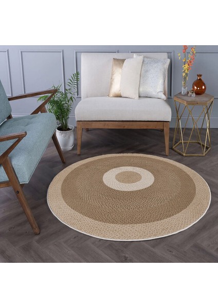 Dekoratif Pamuklu Dokuma Taban Modern Yıkanabilir Leke Tutmaz Ince Makine Dokuması Halı