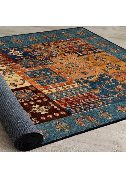 Dekoratif Pamuklu Dokuma Taban Modern Yıkanabilir Leke Tutmaz Ince Makine Dokuması Halı indirimleri