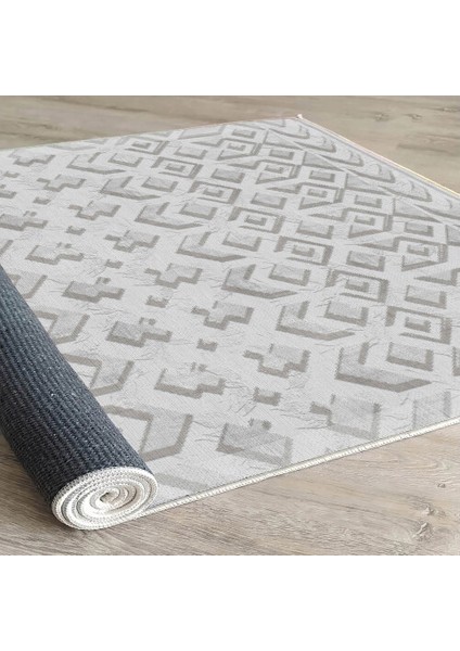 Dekoratif Pamuklu Dokuma Taban Modern Yıkanabilir Leke Tutmaz Ince Makine Dokuması Halı fırsatları