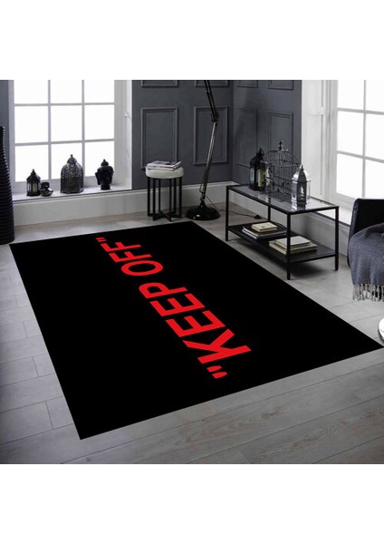 Dekoratif Pamuklu Dokuma Taban Modern Yıkanabilir Leke Tutmaz Ince Makine Dokuması Halı