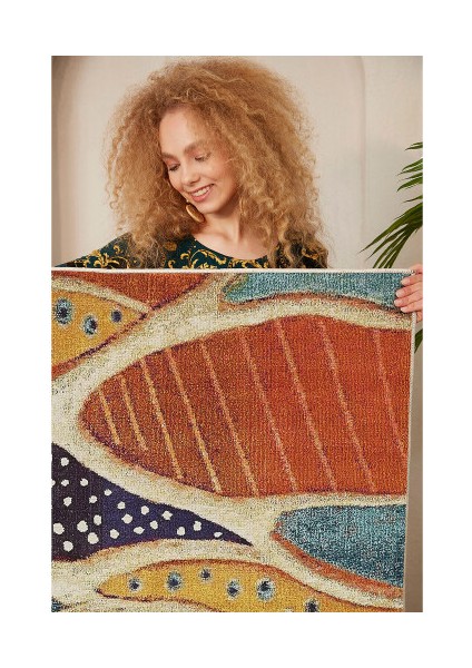 Dekoratif Pamuklu Dokuma Taban Modern Yıkanabilir Leke Tutmaz Ince Makine Dokuması Halı fırsatları