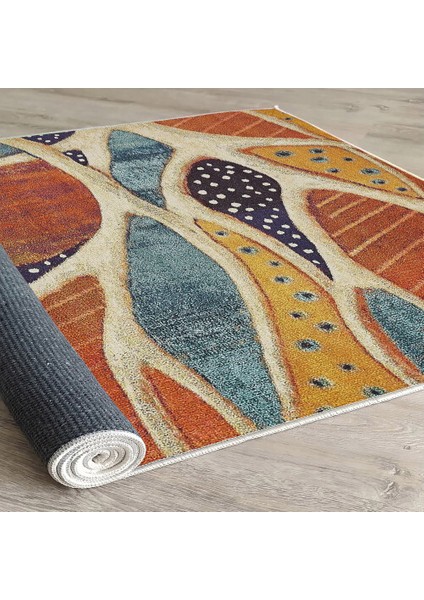 Dekoratif Pamuklu Dokuma Taban Modern Yıkanabilir Leke Tutmaz Ince Makine Dokuması Halı indirimleri