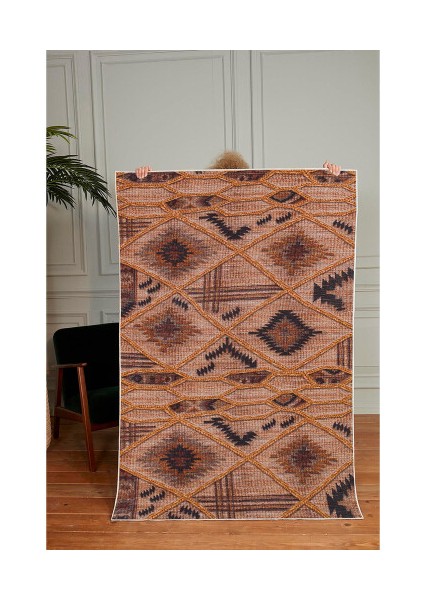 Dekoratif Pamuklu Dokuma Taban Modern Yıkanabilir Leke Tutmaz Ince Makine Dokuması Halı modelleri