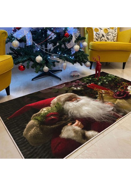 Dekoratif Pamuklu Dokuma Taban Modern Yıkanabilir Leke Tutmaz Ince Makine Dokuması Halı