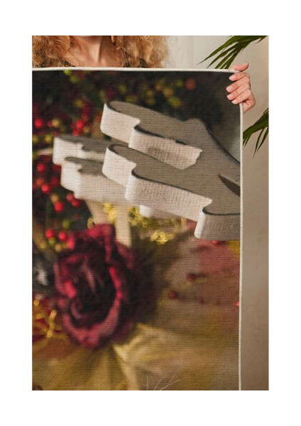 Dekoratif Pamuklu Dokuma Taban Modern Yıkanabilir Leke Tutmaz Ince Makine Dokuması Halı modelleri