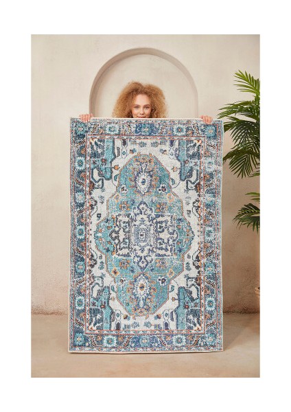 Dekoratif Pamuklu Dokuma Taban Modern Yıkanabilir Leke Tutmaz Ince Makine Dokuması Halı modelleri