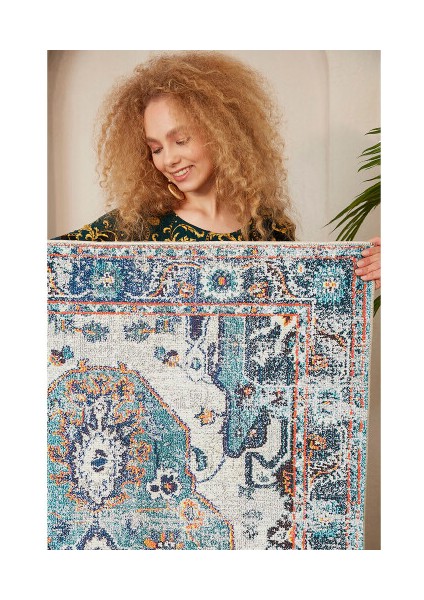 Dekoratif Pamuklu Dokuma Taban Modern Yıkanabilir Leke Tutmaz Ince Makine Dokuması Halı fırsatları