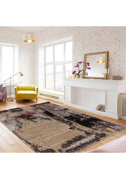 Dekoratif Pamuklu Dokuma Taban Modern Yıkanabilir Leke Tutmaz Ince Makine Dokuması Halı