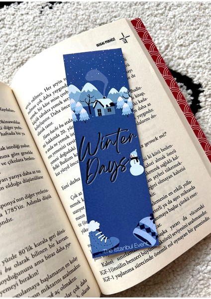 4'lü 4 Mevsim Yaz-Kış-Ilkbahar-Sonbahar Temalı Kitap Ayracı Seti fırsatları