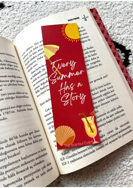 4'lü 4 Mevsim Yaz-Kış-Ilkbahar-Sonbahar Temalı Kitap Ayracı Seti indirimleri