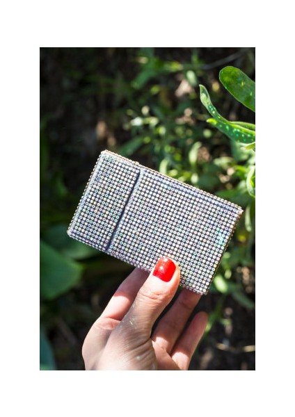 Kadın Neon Swarovski Taşlı Touch Sigara Kutusu