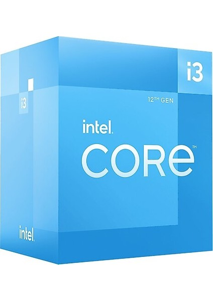 Core i3 12100 3,3 GHz 12 MB Cache 1700 Pin İşlemci