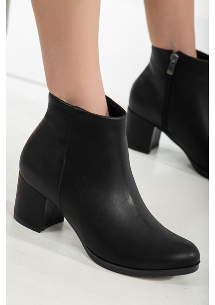 D0520 Garantili Kadın Soğuk Geçirmez Fermuarlı Bot modelleri