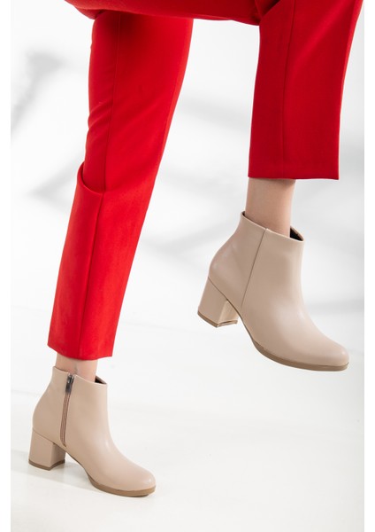 D0520 Garantili Kadın Soğuk Geçirmez Fermuarlı Bot modelleri