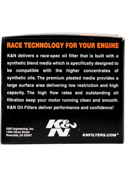 K&n KN-160 2012-2018 Bmw F 800 Gs Adventure Yağ Filtresi