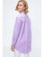 3879 Oversize Cepli Gömlek - Lila 5