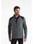 30974 ERKEK FERMUARLI ANTRASİT POLAR THERMAL SWEATSHİRT 2