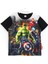 Hulk Avengers 3D Dijital Baskılı Erkek Çocuk T-Shirt Siyah 1