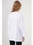 5862 Örme Kimono - Beyaz 5