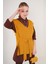 15760 Kuşaklı Triko Süveter - Hardal 2