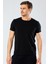 %95 Pamuk %5 Likra Bisiklet Yaka Erkek T-Shirt 2