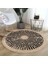 Dekoratif Pamuklu Dokuma Taban Modern Yıkanabilir Leke Tutmaz Ince Makine Dokuması Halı,kilim 2