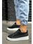 Siyah Süet Günlük Spor Erkek Sneaker 1