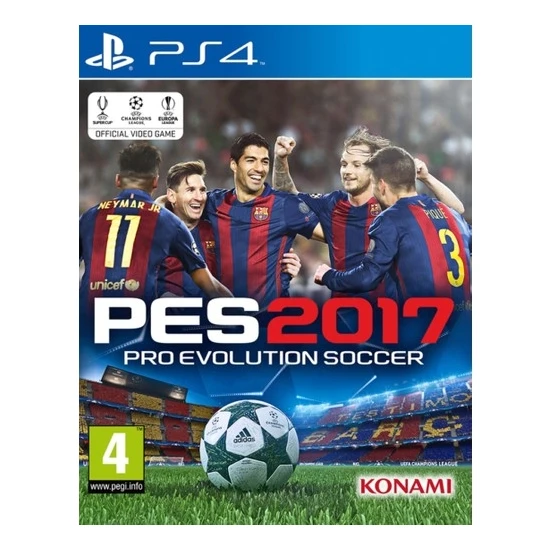 Konami Pes 2017 Ps4 Oyun