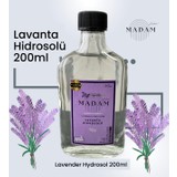 Madam Natural Care Lavanta Hidrosolü 200ML -Lavanta Bitki Suyu Doğal Üreticiden
