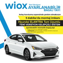 Wiox Hyundai Elantra 2000 - 2023 Tam Uyumlu Ayarlanabilir Bagaj Yayı