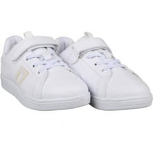 Cool Pepe Beyaz Cırtlı Erkek Çocuk Spor Ayakkabı