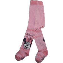 Mınnıe Mouse Disney Lisanslı Kız Bebek Külotlu Çorap Üçlü Set 0444
