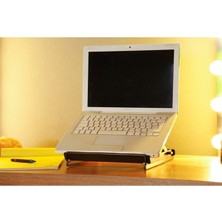 Hediye MARKETI17 Tüm Modellerle Uyumlu Çelik 5 Açıda Kolay Ayarlanır Notebook Laptop Standı Yükseltici Altlık