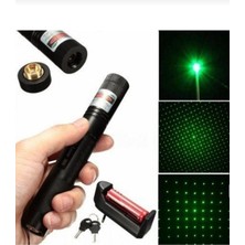 Gaman Green Laser Pointer Şarjlı Güçlü Yeşil Lazer Metal Kasa Power Lazer Şarjlı