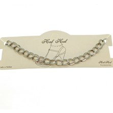 X-lady Accessories Gümüş  Renk Çift Zincir Halhal - 1903