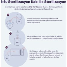 İrie Adet Kabı Regl Kabı Menstrüel Kap Menstrual Cup +  Mikrodalga Sterilizasyon Kabı