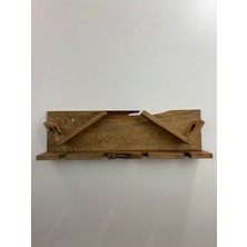 O&A Wood Doğal Ahşap Şaraplık ve Kadeh Standı Meşe