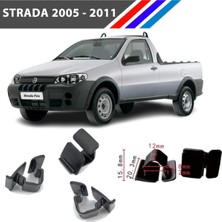 AR Oto Market Fiat Strada Kaput Izalatör Klipsi 2005 - 2011 50 Adetli Paket