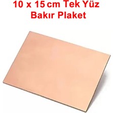 Roba 10X15CM Tek Yüz Bakır Plaket Pcb Baskı Elektronik Devre Prototip Deney Kartı Fr4 Kaliteli Pcb