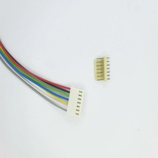Sanec 2,54MM 7 Pin 2510 Kablolu Dişi Konnektör + 180D Erkek Pcb Tipi 30CM - 0,50MM