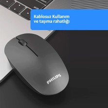 Philips SPK7221BS M221 Sessiz Kablosuz Mouse 2.4ghz 1600 Dpi Siyah