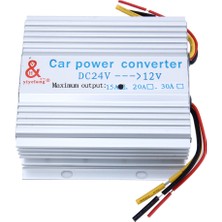 24V - 12V 15A Araç Güç Voltaj Regülatörü Dc Dc Dönüştürücü(Yurt Dışından)