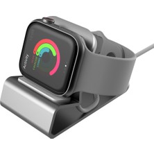 Quickly Apple Watch İçin Akıllı Saat Mini Alüminyum Alaşımlı Masaüstü Şarj Standı (Yurt Dışından)