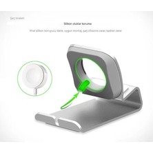 Quickly Apple Watch İçin Akıllı Saat Mini Alüminyum Alaşımlı Masaüstü Şarj Standı (Yurt Dışından)