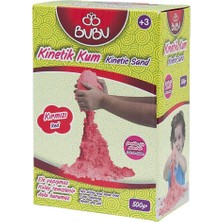 Bubu Oyun Kumu Kinetik Kumlar 500GR Kırmızı
