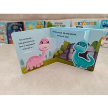 Kids Babies Dinozor Ailesi Büyüyor 3 Boyutlu Hareketli Kitap Pop-Up Kitap