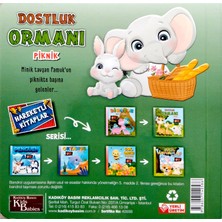 Kids Babies 3 Boyutlu Hareketli Kitap,dostluk Ormanı Piknik Hareketli Pop-Up Kitap