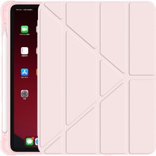 MobaxAksesuar Apple iPad Air 5 10.9" 2022 M1 Kılıf Kalem Bölmeli Trifolding Case A2589 A2591