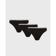 Tommy Hilfiger Kadın Tommy Hilfiger Thong Print 3’lü Kadın Tanga UW0UW02829